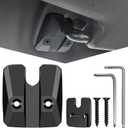 Veharvim Sun Visor Repair Kit Fits for Dodge RAM 1500 Trucks 2019-2023, 1 Pack Aluminum Car Sun Visor Repair Kit, Car Sun Visor Fixer, Sun Visor Clip Replacement, Dodge Ram 1500 Accessories