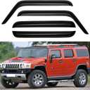 Window Visors Rain Guards Shield for 2003-2009 Hummer H2, Out-Channel Window Vent Wind Deflectors Visors Shades for 03-09 Hummer H2