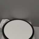 4PK 12 Inch LED Flush Mount Ceiling Light, 24W, 2520LM, 3000K/4000K/6000K CCT Selectable Super Slim LED Ceiling Light, Close to Ceiling Round Flat Panel Light for Hallway, Bedroom,Kitchen ect (Black)