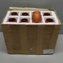 Nuogo Set of 24 (3oz) Cantaritos de Barro Mexicanos Mini Cantaritos Shooters Pottery Cocktail Glasses for Tequila, Margaritas, Mojitos, Mexican Jarritos de Barro Mexicanos, Taco Tuesday Cocktail Cups