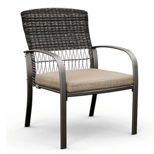 Pamapic Chairs 6 Pack for Set 8504, Removable Cushions, Beige