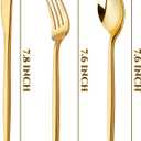 PULOTE 300PCS Gold Plastic Silverware Set Disposable - Heavy Duty Gold Utensils Set - Plastic Cutlery Disposable - Include 100 Knives, 100 Forks, 100 Spoons for Party & Wedding