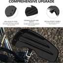 Motorcycle Driver Floorboards Foot Pegs Fits for Indian Scout Sixty Bobber Replacement Part 2025-Up Black