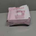 CraftBud Mini Sewing Machine for Beginners, Dual Speed Small Portable Sewing Machine for Kids and Adults with Extension Table, 48 Piece Gift Set Includes, Pedal, Projects Book, Light and More, Pink