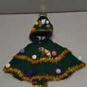 cyeollo Dog Christmas Costume Cute Christmas Tree Outfit Pet Dog Clothes Puppy Xmas Costumes for Small Dogs, Green, S