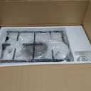 VEVOR Gas Cooktop 12 inch, Max 12250BTU 2 Burners Built-in Stainless Steel Gas Stove Top, LPG/NG Convertible Dual Fuel Natural Gas Hob with Thermocouple Protection for Outdoor, Kitchen, Camping, RV