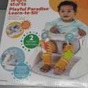 Bright Starts Learn-to-Sit Baby Floor Seat, 2-Positions Grow with Infant, Portable Baby Chair, Includes Sensory Toys, Unisex, 4-12 Months, Playful Paradise