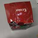 Red and Green Light Bulbs, Outdoor 4 Pack, 9W (60W Equivalent), 120V E26 Base A19 LED Halloween Light Bulb, Colored Bulb, Red and Green Bulbs for Christmas Decoration, Porch, Home Lighting