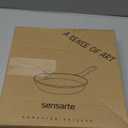 SENSARTE Nonstick Frying Pan Skillet, Swiss Granite Coating Omelette Pan, Healthy Stone Cookware Chef's Pan, PFOA Free (9.5 Inch) (Gray)