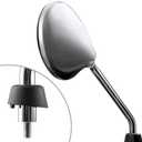 KiWAV OEM Replacement Mirror FV-025-1 compatible for PIAGGIO Liberty RST125 200 Vespa LX 50 125 150 Right Hand