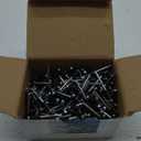 (300Pcs) 3/16"x3/8" Black Aluminum blind pro Rivets,Aluminum Grip and Steel Mandrel