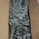 Giegxin 180 Pcs 3 Kinds Mixed Artificial Eucalyptus Leaves Stems Bulk Silver Dollar Leaves Picks Dried Eucalyptus Bundle Faux Spray for Wedding Vase Bouquet Floral Arrangement (Green)