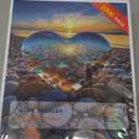 Jigsaw Puzzles for Adults 1000 Pieces, Love Pebbles Beach Puzzle, Impossible Difficult Hard Fun 1000 Piece Jigsaw Puzzles for Adults