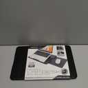 AboveTEK Adjustable Laptop Lap Desk, 3 Ergonomic Angles, PU Leather Non-Slip Surface, Heat Shield, Retractable Mouse Pad, Portable Laptop Lap pad Workstation for Bed, Sofa, Travel (Black)