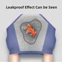 Leakproof Panties for Over 60#s with Incontinence-5 Pack Leakproof Ladies Underwear (Beige, M)