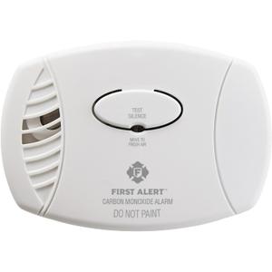 First Alert FAT1039718 Battery-Powered Carbon Monoxide Alarm, 9v, White