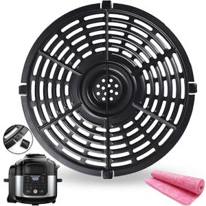 ALJ 6.5QT Air Fryer Grill Pan for Ninja OS301/FD302/FD305/OP302/OS300 Foodi Pressure Cooker Air Fryers, Upgraded Air Fryer Grill Crisper Plate Tray Rack Insert Grate Grid for Ninja 6.5QT Air Fryer