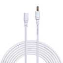 DC Power Adapter Extension Cable, 1.35mm x 3.5mm Male to Female Jack DC 5 Volt Power Adapter Plug Extension Cord for DC Power Adapter, CCTV Security Camera etc. 10M/32.8ft - White