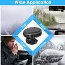 Car Heater Portable Car Heater Auto Heater Auto Portable Heater Plug Into Cigarette Lighter 2 in 1 Heating & Cooling Fan 12V 150W Car Heater 360Rotatable Windshield Defrost Defogger for Cars (Black)