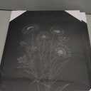 Drsoum Vintage Boho Botanical Flower Wall Art Framed Retro Floral Wall Prints Wildflower Neutral Rustic Bohemain Artwork Kitchen Bedroom Ready to Hang 24x36in Black Framed