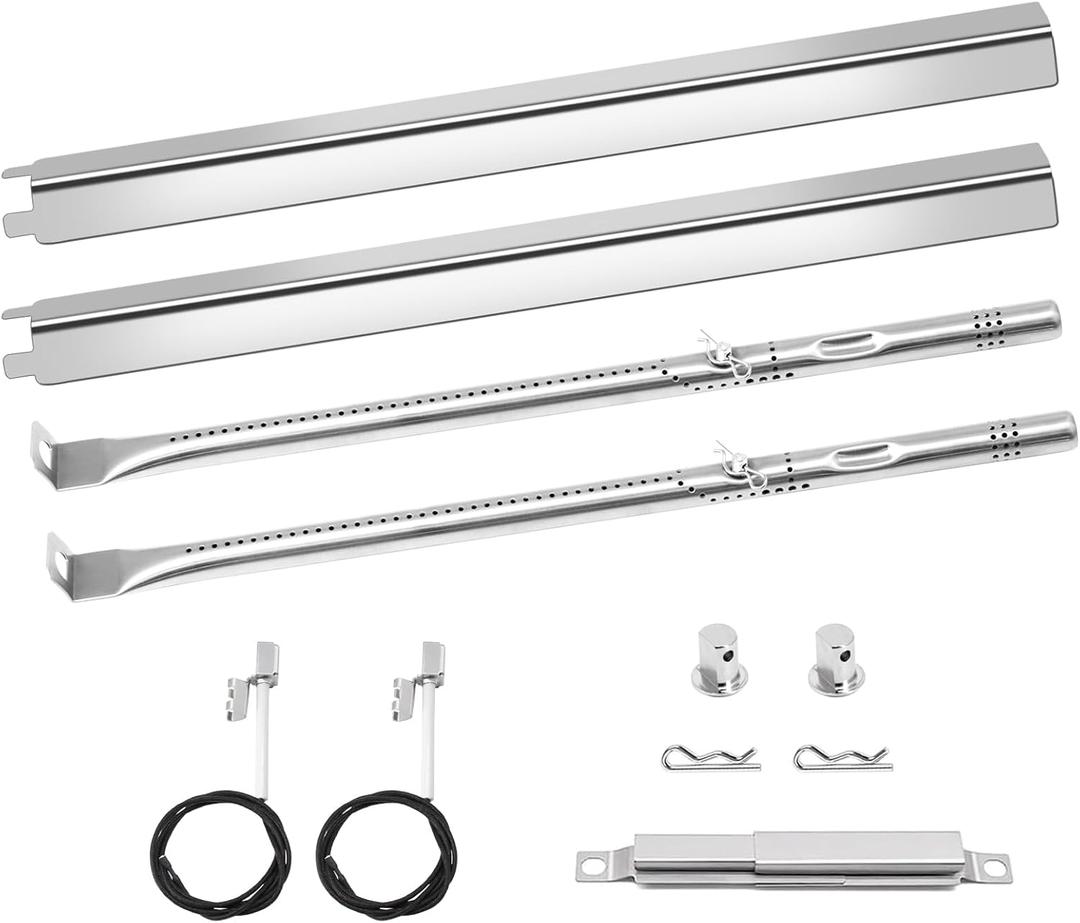 463630021 Grill Rplacement Parts for Charbroil Performance 2 Burner 463655421, 463660021, 463655621, 463655021, 4 Burner 463354021 Gas Grill, G325-0002-W1 Heat Plates G327-2100-W1 Burner and Igniter