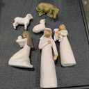 Nativity Deluxe plus Metal Stars and Angel, 18-piece Set