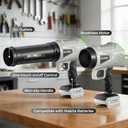 Cordless Leaf Blower, 385 CFM 180 MPH - Suit for MAKITA 18V LXT Batteries, Lightweight with Extended Nozzle for Patio, Driveway, Garage & Debris Cleanup (Battery Sold Separately)