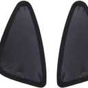 Compatible with Tesla Model 3 Model Y Car Rear Window Sunshade Mesh Small Triangle Sun Shade Accessories Auto Interior Parts (Black, Model Y)