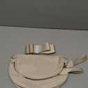 FEIBOON Spacious Nylon Crossbody Bag Bum Bag Handbags Wallets Purses Trendy Shoulder Bag for Women (Beige)