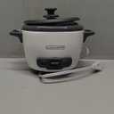 BLACK+DECKER - 3-Cup Rice Cooker, RC503, 1.5 Cups of Uncooked Rice, Steamer Basket, Removable Non-Stick Bowl, One-Touch, Keep Warm