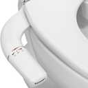 SAMODRA Ultra-Slim Bidet Attachment for Toilet - Self Cleaning Nozzle Hygienic Bidets for Existing Toilets - Adjustable Water Pressure Fresh Water Sprayer Toilet Bidet - Easy to Install (Rose Gold)