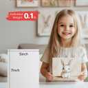 100 Pack 5x7 Inch Small Painting Canvas Boards for Kids Blank Canvas Panels White 100% Cotton for Acrylics Oil Watercolor Tempera Paints Art Class Supplies