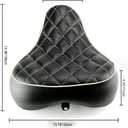 Motorcycle Front Driver Rider Solo Seat For Harley Sportster 883 1200 72 48 1983-2003 Diamond Black