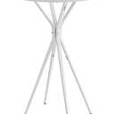 VASAGLE Bar Table, Round Cocktail High Top Pub Bistro Table, Steel Frame
Bar Table for Events Party, Kitchen Dining, 23.6 x 23.6 x 41.3 Inches, Easy to Assemble, White ULBT024W01