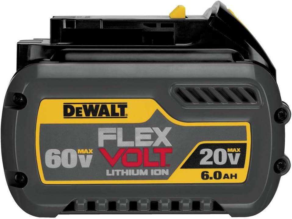 DEWALT FLEXVOLT 20V/60V MAX Lithium Ion Battery, 6.0-Ah (DCB606) (1 Pack)