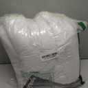 EDOW Throw Pillow Inserts, Set of 2 Lightweight Down Alternative Polyester Pillow, Couch Cushion, Sham Stuffer, Machine Washable. (White, 18x18)