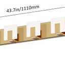 Aipsun Gold Vanity Lighting Fixtures Modern Vanity Lights LED 6 Lights Bathroom Vanity Light Up and Down Wall Light Fixtures 6000K
