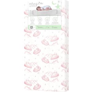 Dream On Me Serene Snooze 2-in-1 Crib Mattress, Dual-Sided for Infants & Toddlers, Waterproof Cover, GREENGUARD Gold Certified, Fits Full Size Crib & Toddler Bed, 52” x 28” x 5”