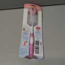 Dr. Brown's Reusable Sponge Baby Bottle Cleaning Brush with Suction Cup Stand, Scrubber and Nipple Cleaner, Pink 1-Pack