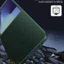 Foluu Slim Fit Case for Samsung Galaxy Z Flip 7, Ultra Thin Matte PC with Non-Slip Grip Full Protection Protective Cover for Samsung Galaxy Z Flip7 5G 2025 (Green)