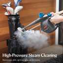 BISSELL Steam Shot Omni Pressurized Handheld Multi-Surface Natural Portable Steam Cleaner with 7 tools for tile, grout, windows, bathrooms, kitchen, auto