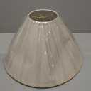 Aspen Creative 32771A Transitional Hardback Empire Shaped Spider Construction Lamp Shade in Eggshell, 18" wide (7" x 18" x 12 1/2")