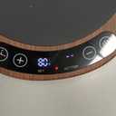 SourKeeper, Larger 2-in-1 Sourdough Starter Warmer Pro - 2026 Upgrade Larger Heating Plate, Dough Temp Probe, 1F Control (70110F), 24H Timer, Real-Time Monitoring Walnut,6.5inch