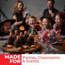 Fusion Select 16 Oz Individually Wrapped Gummy Body Parts Candy - Halloween Gummies & Trick or Treat Candy for Party & Goodie Bags - Spooky Assortment of Brain, Teeth, Fingers & Nose Candies (EXP 08/14/27)