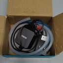 NICREW Nano Silent Aquarium Air Pump Black, Aquarium Aerator with Accessories for Up to 10 Gallon Fish Tank, Super Quiet, 0.3 L/min, 1.5 Watts