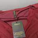 WOOSEA Women Sleeveless Deep V Neck Sexy Mesh Loose Maxi Casual Long Dress Burgundy, S