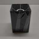 MY MIRONEY Square Lampshades Black Linen Lamp Shades Modern Style Lampshade Cover Replacement for Floor Lamp, Table Lamp, Bedside Lamp, 1.64" Screw Thread Diameter