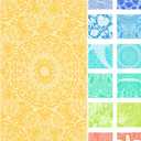 Thin Turkish Beach Towel Lightweight Soft Cotton Extra Large XL Oversized Sand Free Sandproof Absorbent Quick Dry Towels Cloud Bath Pool Travel Compact Essentials Accessories for Adult Gifts (Yellow Mandala Go)