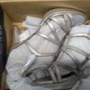 Baylor Silver Soft High Heels 

Size 8 1/2