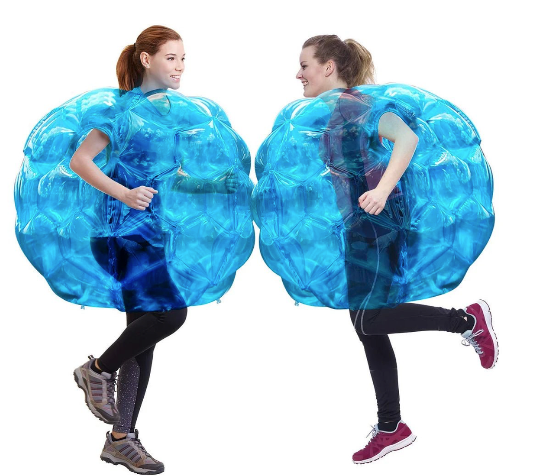 Inflatable Wearable Bubble Bumper Ball- Bubble Guard Sumo Bumper Balls  